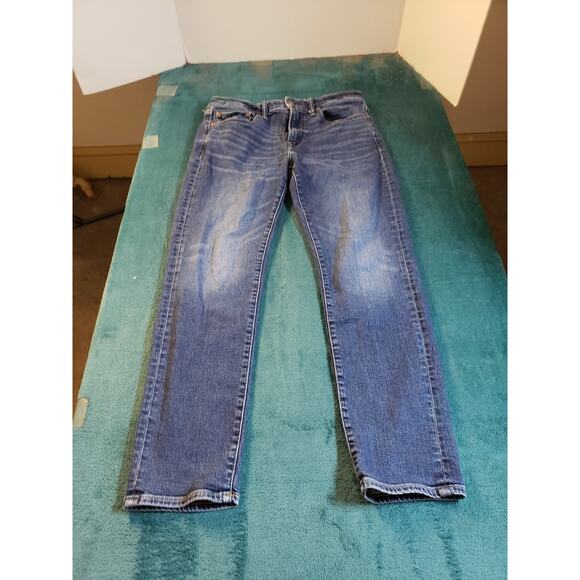 American Eagle Outfitters Classic Blue Slim Straight Jeans - Picture 1 of 14